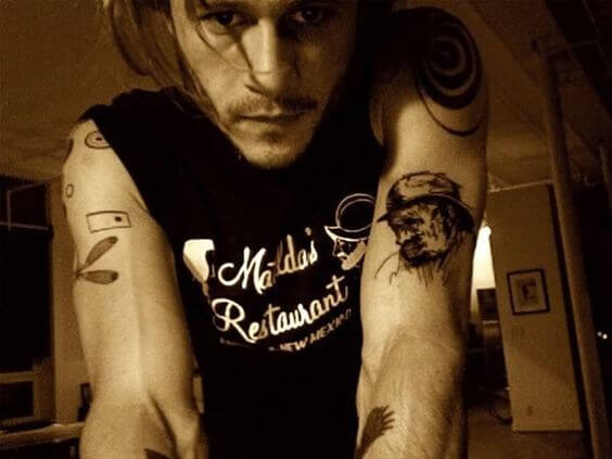 Heath Ledger Tattoos 4 Heath Ledger Tattoo List