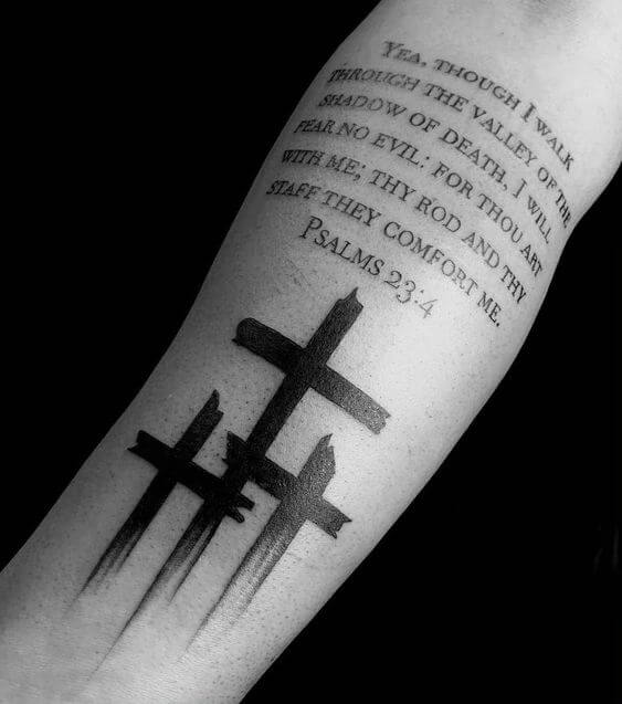 Cross Tattoos for men