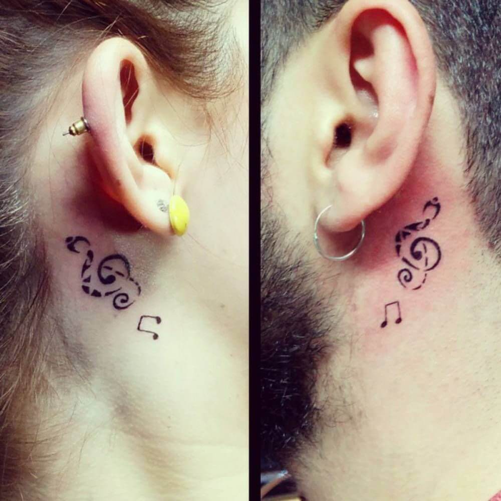 Behind the Ear Tattoo