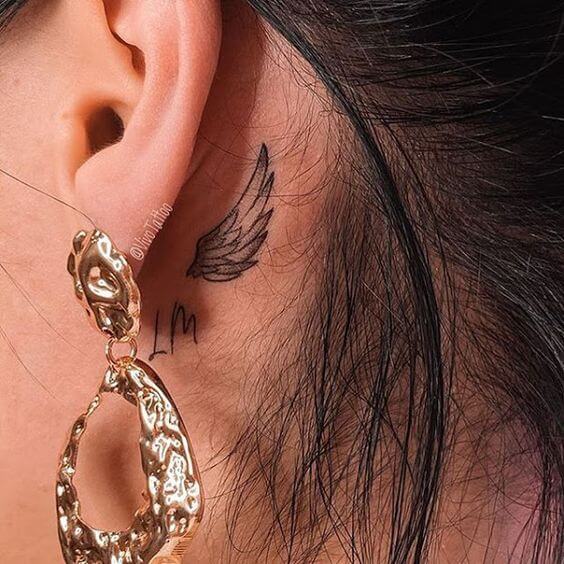 Behind the Ear Tattoo 1 The Most Amazing Behind the Ear Tattoos Designs In 2022