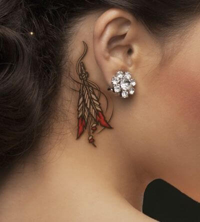 Behind the Ear Tattoo 24 The Most Amazing Behind the Ear Tattoos Designs In 2022