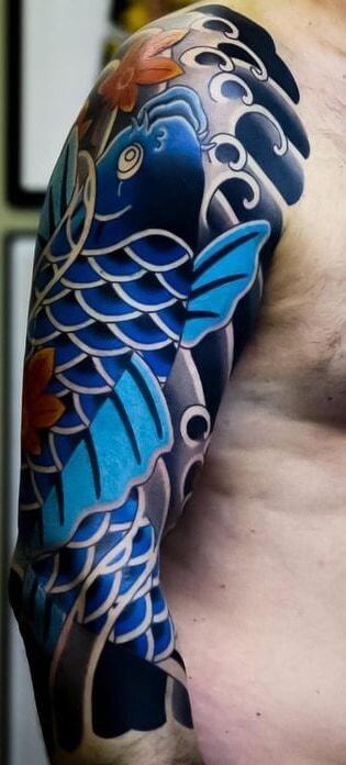 Koi Fish Tattoo Designs – Ideas and Inspiration from Real Japan Tattoo Artists - Inked Celeb