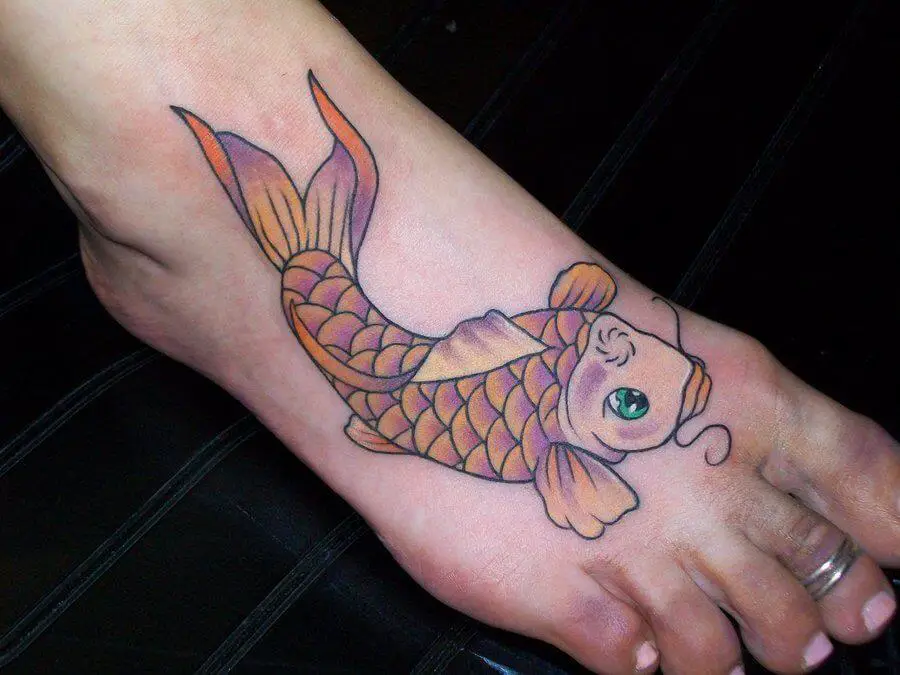 Cartoon Fish Tattoo