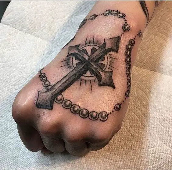 Cross Tattoos on Hand