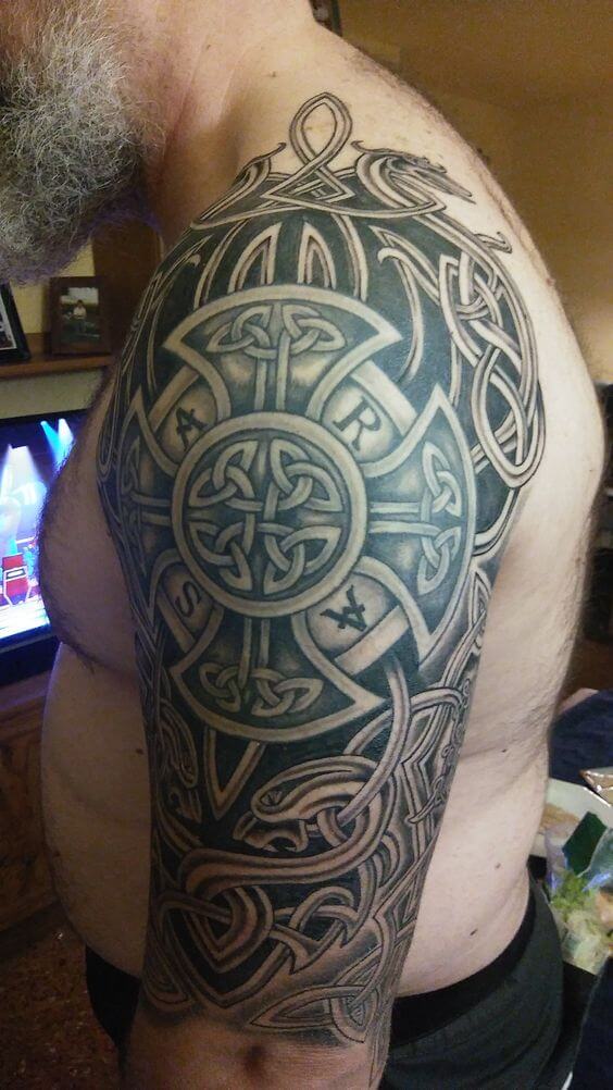 Irish Tribal Tattoo