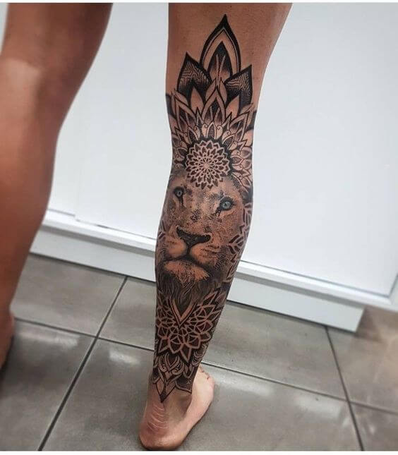 Lion Calf Tattoo
