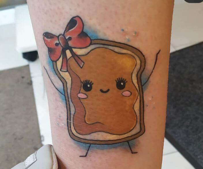 Peanut Butter and Jelly Tattoo 10 1 51 Ideas For Peanut Butter and Jelly Tattoos: The Latest Trend in Body Art