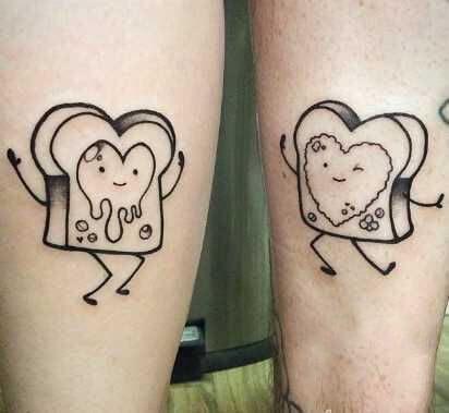 Peanut Butter and Jelly Tattoo