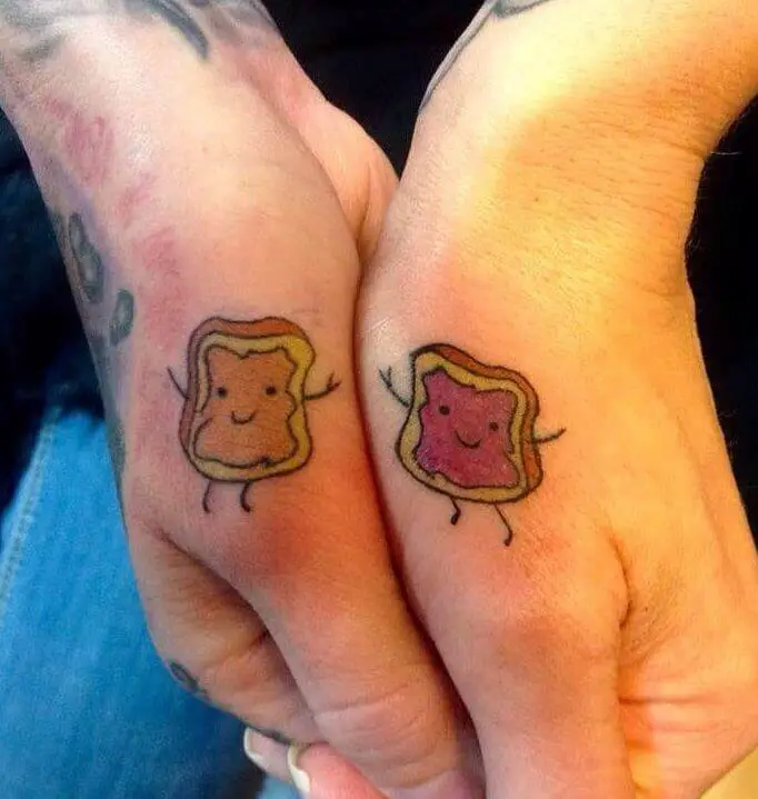 Peanut Butter and Jelly Tattoo 3 51 Ideas For Peanut Butter and Jelly Tattoos: The Latest Trend in Body Art