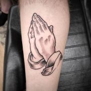 58 Inspiring Ideas For The Perfect Praying Hands Tattoo - Inked Celeb