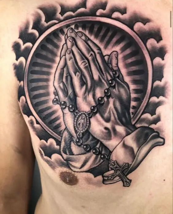 Praying Hands tattoo