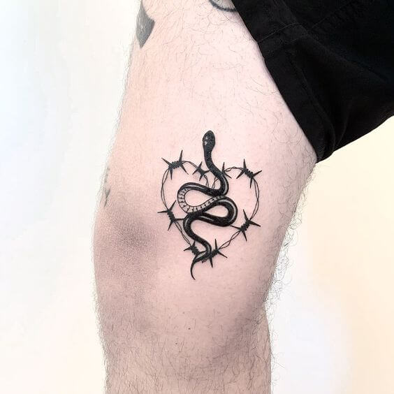 Snake Heart Tattoo 