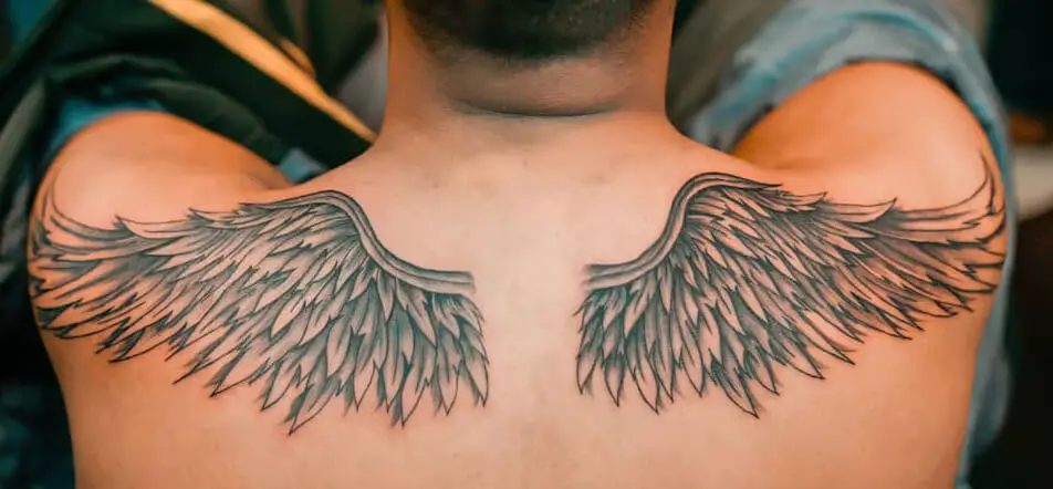 Wings Shoulder Tattoo