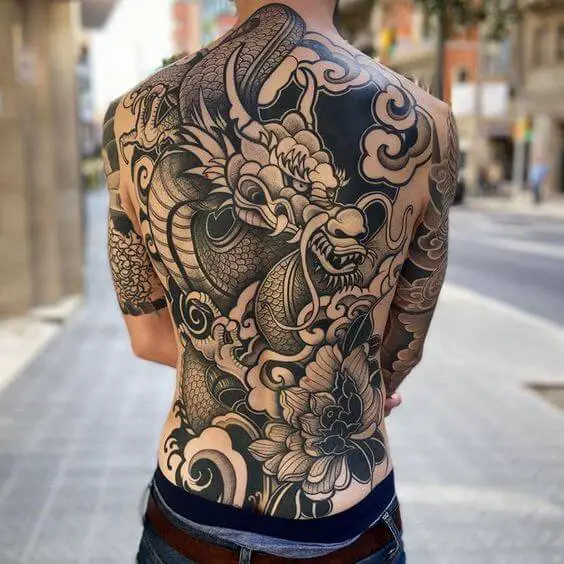 Yakuza Back Tattoo