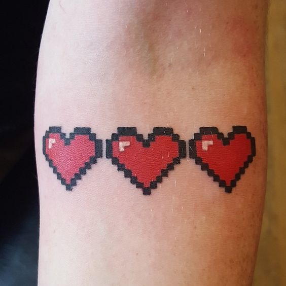 Zelda Heart Tattoo