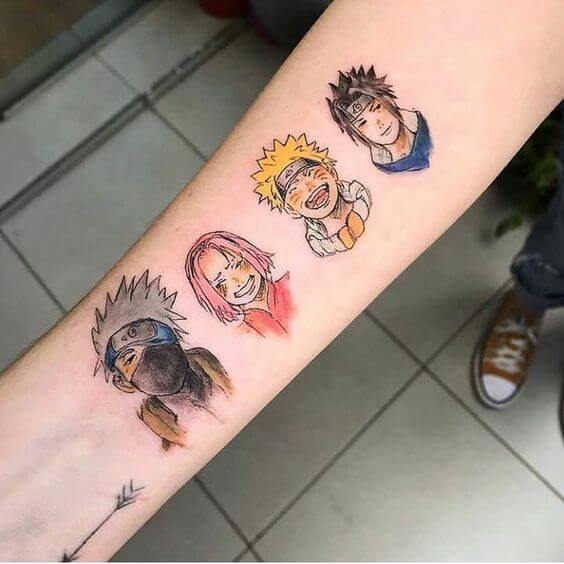 anime tattoo 13 65+ Anime Tattoos That Will Make You Go 