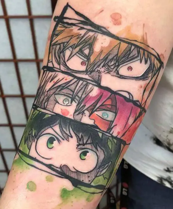 anime tattoo 5 65+ Anime Tattoos That Will Make You Go 