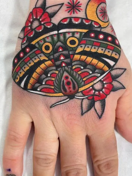 butterfly hand tattoo 103 145 Unique Ideas For Butterfly Hand Tattoos And Their Meanings