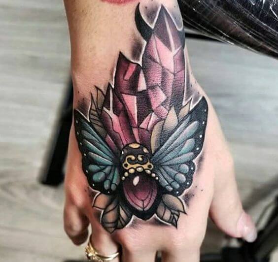 butterfly hand tattoo 136 145 Unique Ideas For Butterfly Hand Tattoos And Their Meanings