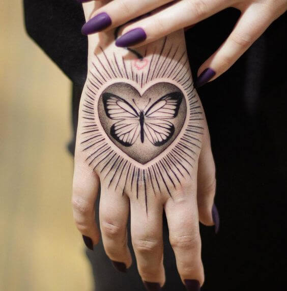 butterfly hand tattoo 145 1 145 Unique Ideas For Butterfly Hand Tattoos And Their Meanings