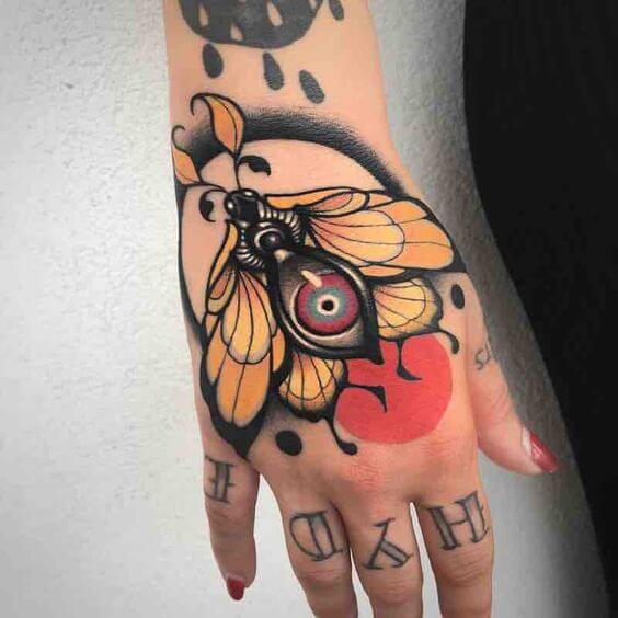 butterfly hand tattoo 37 1 145 Unique Ideas For Butterfly Hand Tattoos And Their Meanings