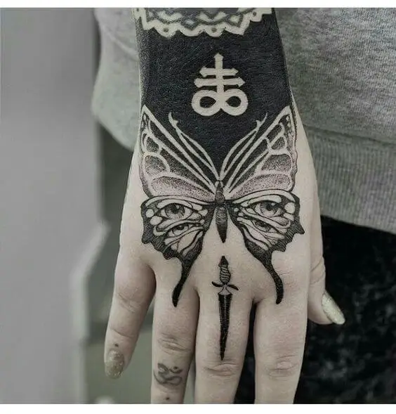 butterfly hand tattoo 60 145 Unique Ideas For Butterfly Hand Tattoos And Their Meanings