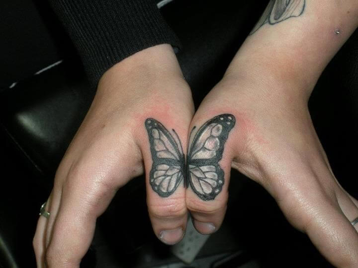butterfly hand tattoo 66 145 Unique Ideas For Butterfly Hand Tattoos And Their Meanings
