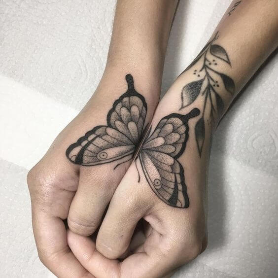 butterfly hand tattoo 94 145 Unique Ideas For Butterfly Hand Tattoos And Their Meanings
