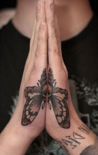 butterfly hand tattoo 95 145 Unique Ideas For Butterfly Hand Tattoos And Their Meanings