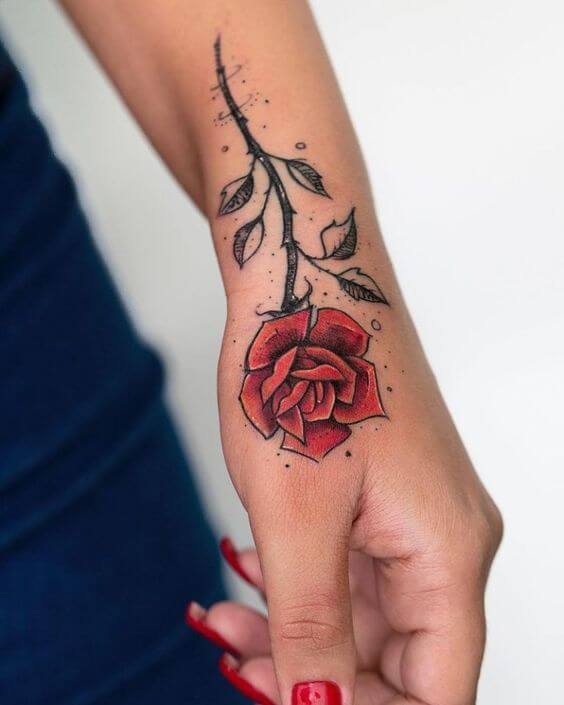 Red Rose tattoo