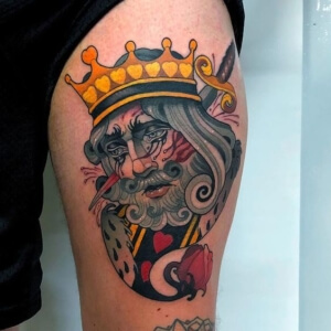 king of hearts tattoo 59 King of Hearts Tattoo Designs: 71 Ideas to Inspire You