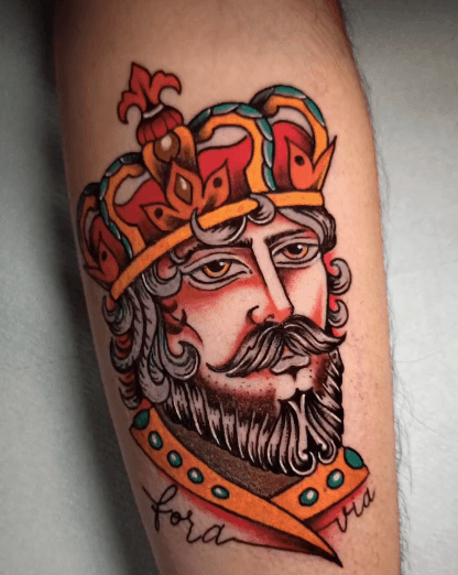 king of hearts tattoo 70 King of Hearts Tattoo Designs: 71 Ideas to Inspire You