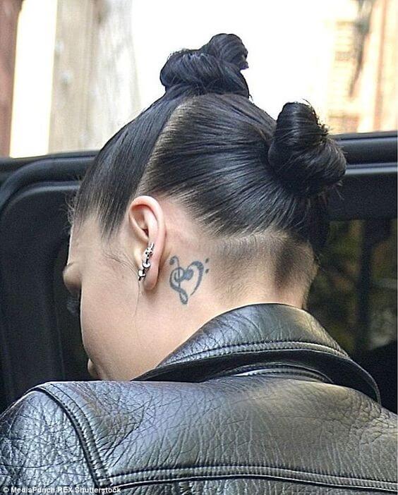 music note tattoo behind ear 8 56 Ideas For Music Note Behind Ear Tattoo and Why They are So Popular?