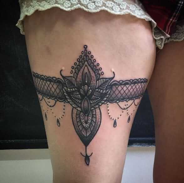 vintage lace lace tattoo designs
