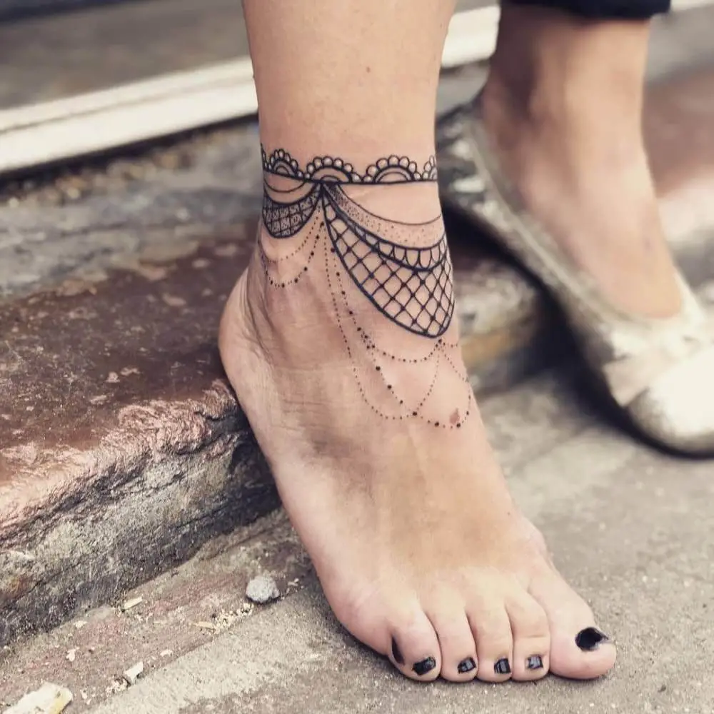 vintage lace lace tattoo designs