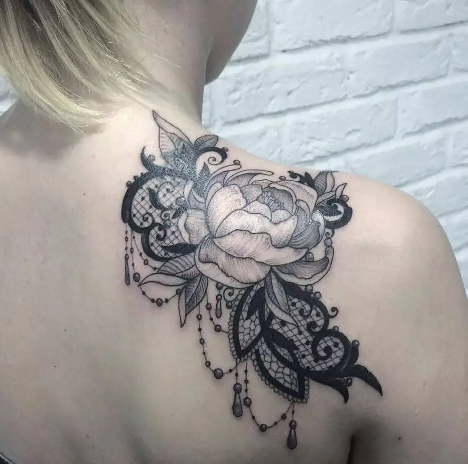 vintage lace lace tattoo designs 61 105 Beautiful Vintage Lace Lace Tattoo Designs For The Fashionable Woman