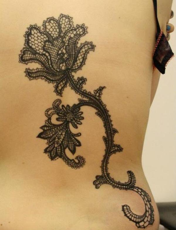 vintage lace lace tattoo designs 80 105 Beautiful Vintage Lace Lace Tattoo Designs For The Fashionable Woman