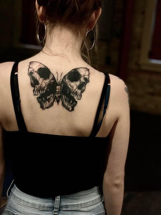 Death Moth Skull Tattoos 6 50+ Death Moth Tattoos That Will Leave You Breathless