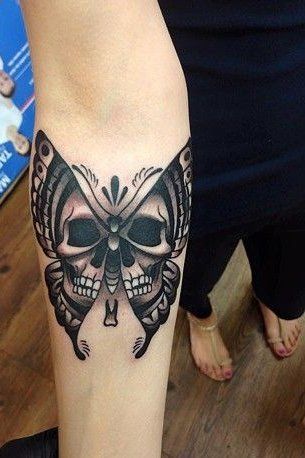 Death Moth Skull Tattoos 8 50+ Death Moth Tattoos That Will Leave You Breathless