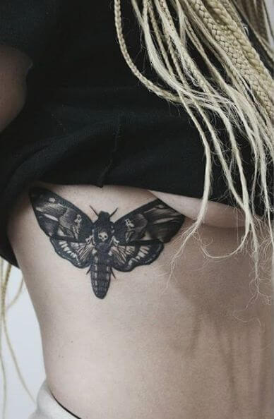 Deaths Head Hawk Moth Tattoos 6 50+ Death Moth Tattoos That Will Leave You Breathless