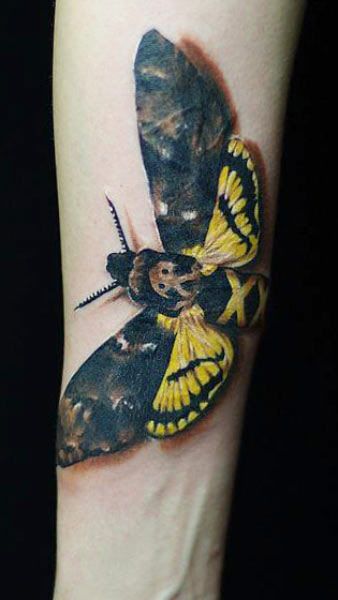 Deaths Head Hawk Moth Tattoos 8 50+ Death Moth Tattoos That Will Leave You Breathless