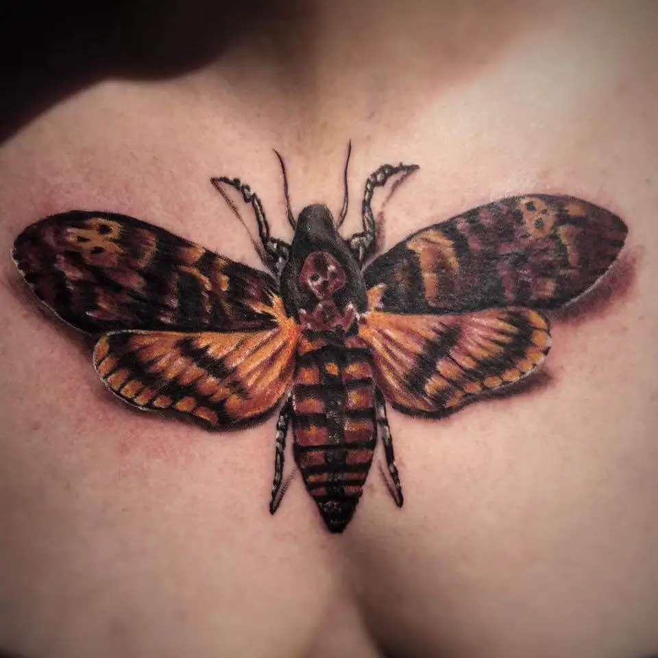Realistic Death Moth Tattoos 50+ Death Moth Tattoos That Will Leave You Breathless