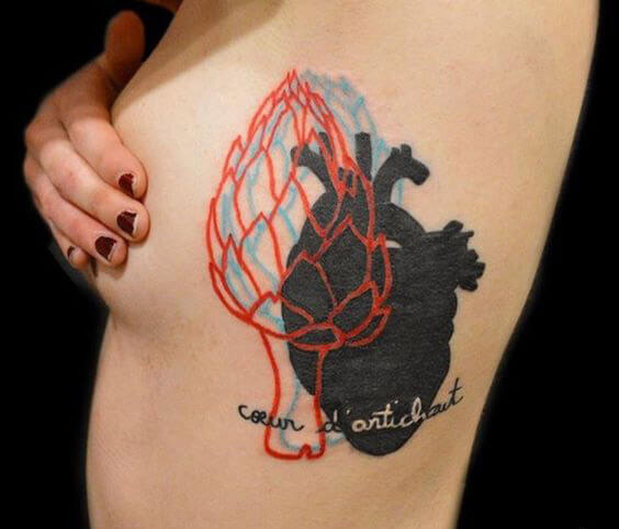 Artichoke Heart Tattoo 2 Artichoke Tattoo: Everything You Need To Know (30+ Cool Design Ideas)