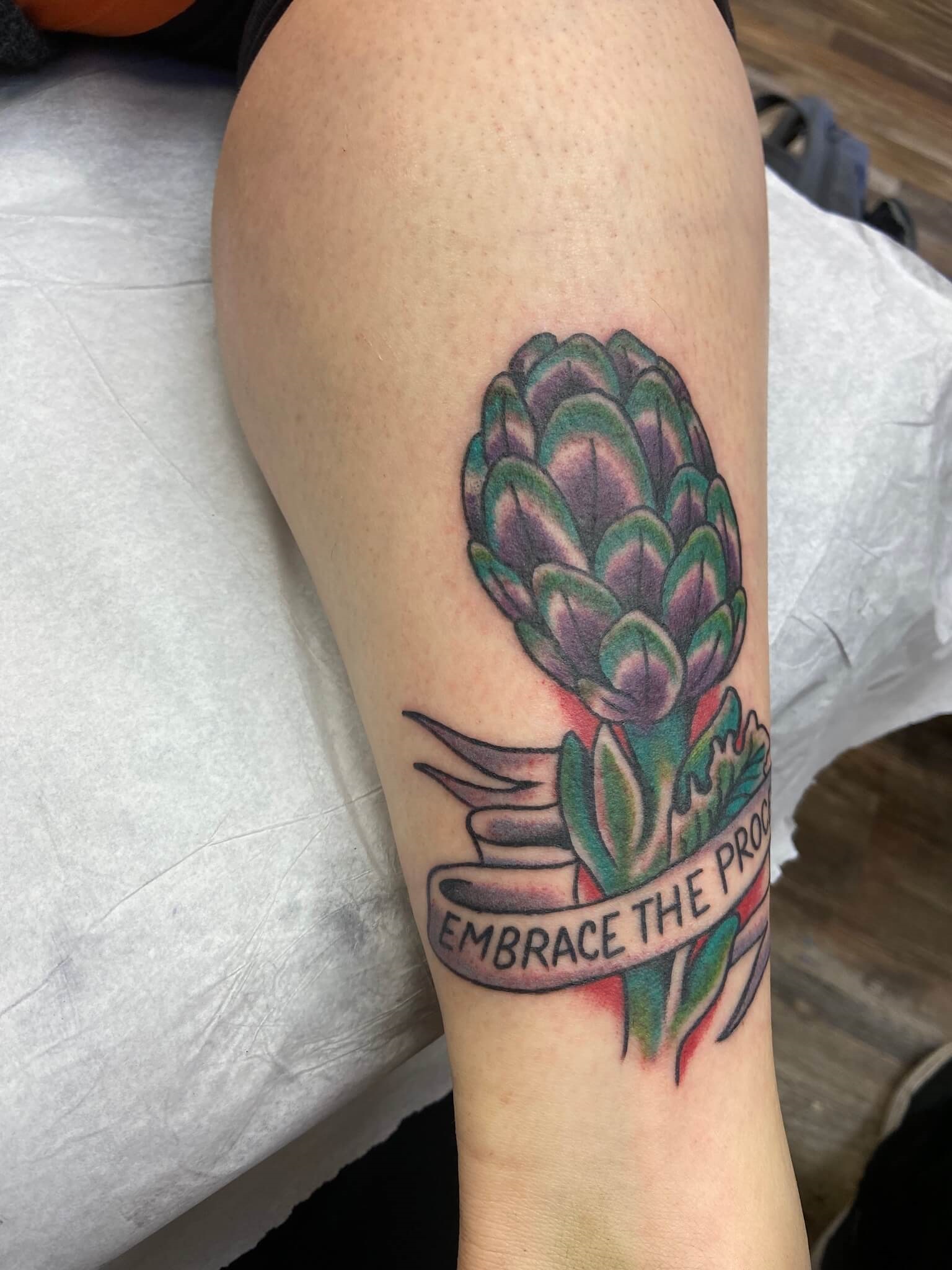 Artichoke Quotes Tattoo 5 Artichoke Tattoo: Everything You Need To Know (30+ Cool Design Ideas)
