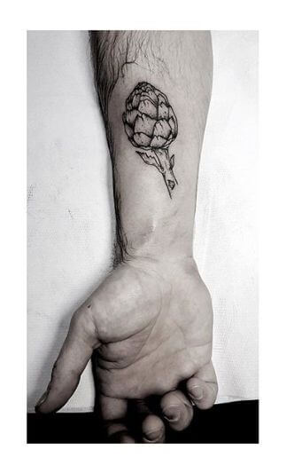 Artichoke Tattoos on the Arm 2 Artichoke Tattoo: Everything You Need To Know (30+ Cool Design Ideas)