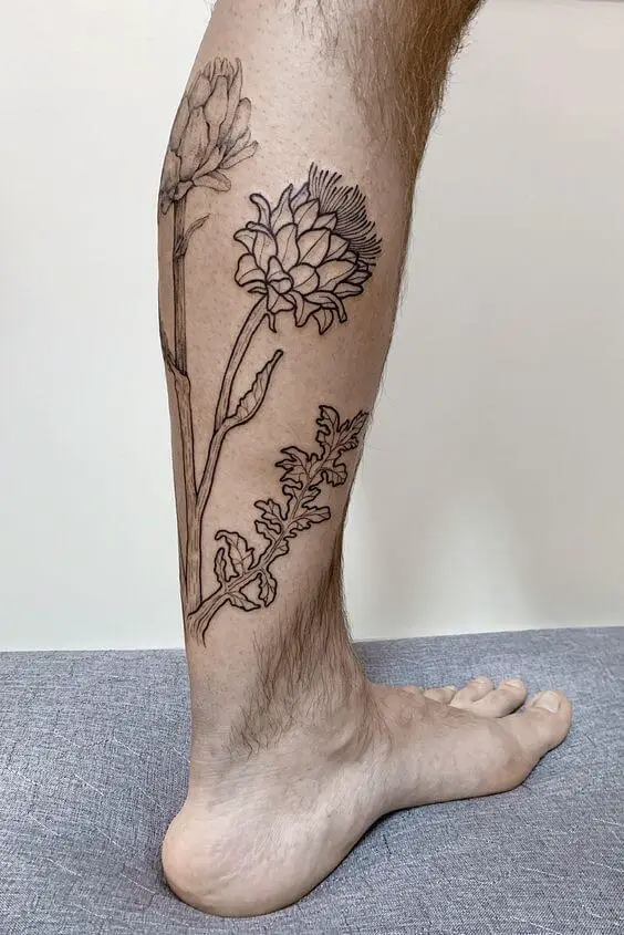 Artichoke Tattoos on the Leg Artichoke Tattoo: Everything You Need To Know (30+ Cool Design Ideas)