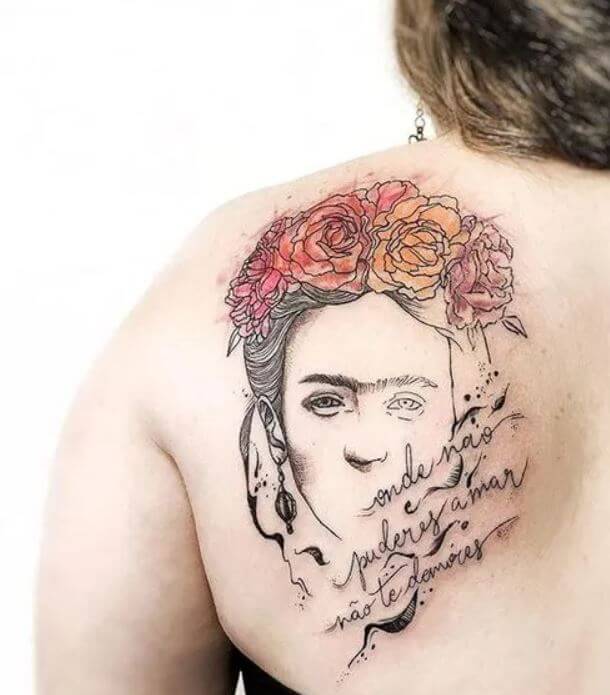 Frases Frida Kahlo Tattoo