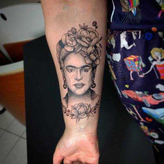 Frida Kahlo Arm Tattoo 80+ Famous Frida Kahlo Tattoo Designs (Inspirational, Meaningful And Meaningless)