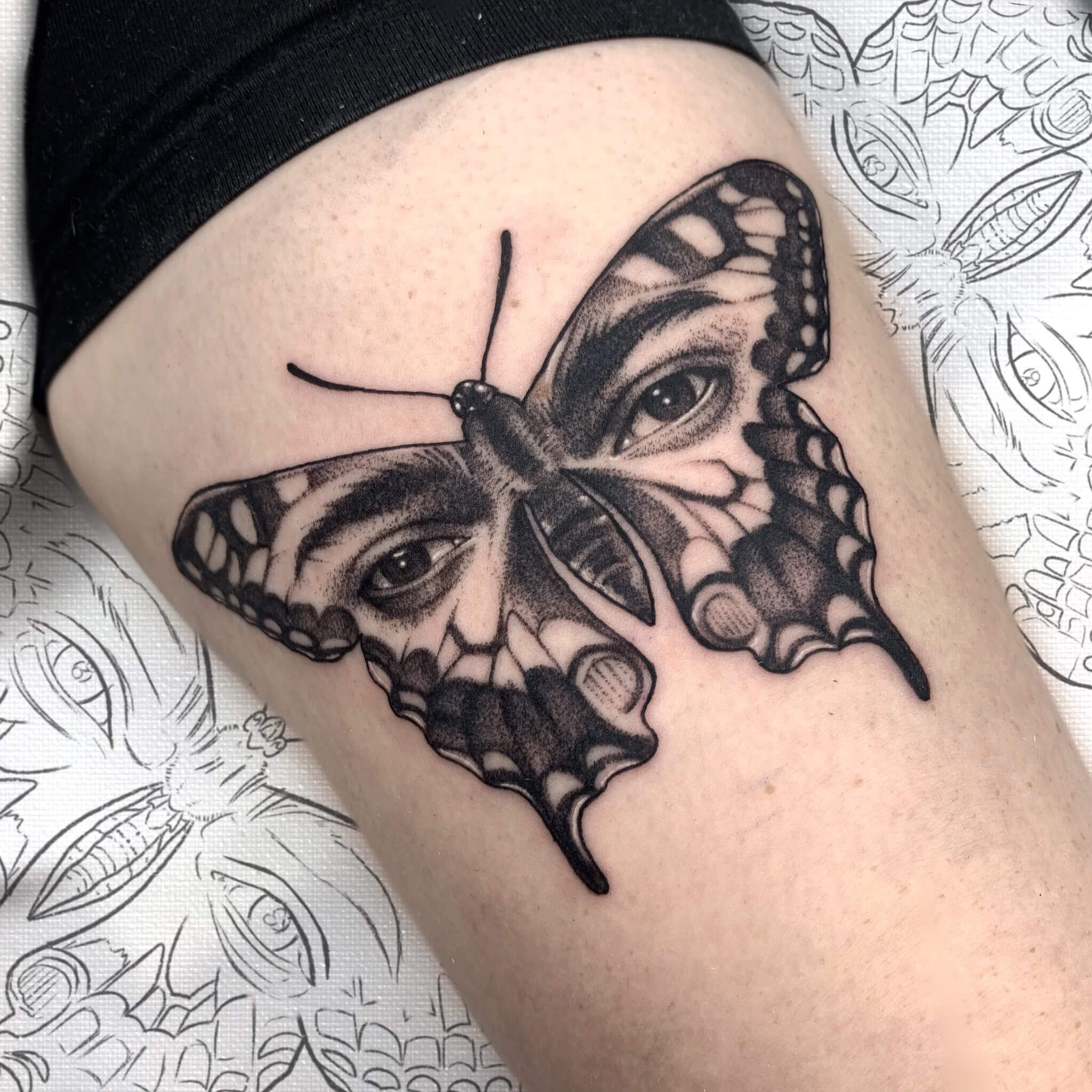 Frida Kahlo Butterfly Tattoo 3 80+ Famous Frida Kahlo Tattoo Designs (Inspirational, Meaningful And Meaningless)