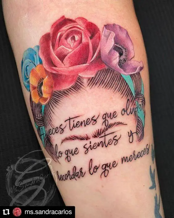 Frida Kahlo Tattoo Quotes 10 1 80+ Famous Frida Kahlo Tattoo Designs (Inspirational, Meaningful And Meaningless)